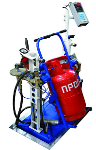 Пост наполнения и слива газа из баллонов объемом 5, 12, 27 и 50 литров УПНС