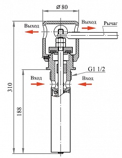 Клапан сбросной предохранительный КСП-25-16