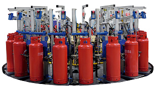 Установка наполнения баллонов универсальная УНБ-У