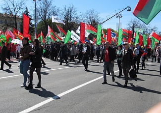 Работники РУП «Белгазтехника» приняли участие в торжественном шествии и мероприятиях, организованных в честь Дня Победы