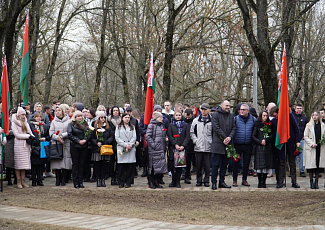 Митинг по случаю 80-летия трагедии в Хатыни