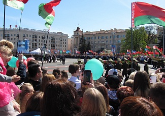 Работники РУП «Белгазтехника» приняли участие в торжественном шествии и мероприятиях, организованных в честь Дня Победы